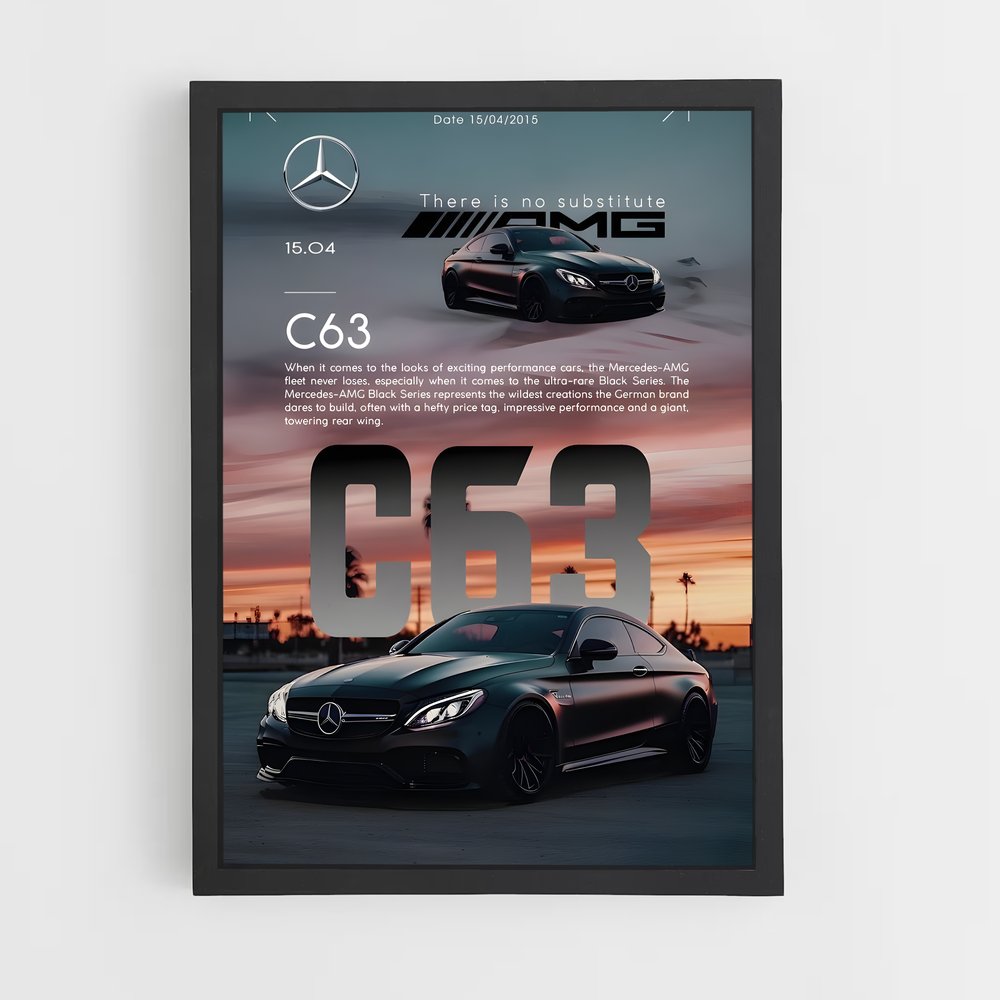 Poster Luxe de Performance – affiche Mercedes (vue 2)